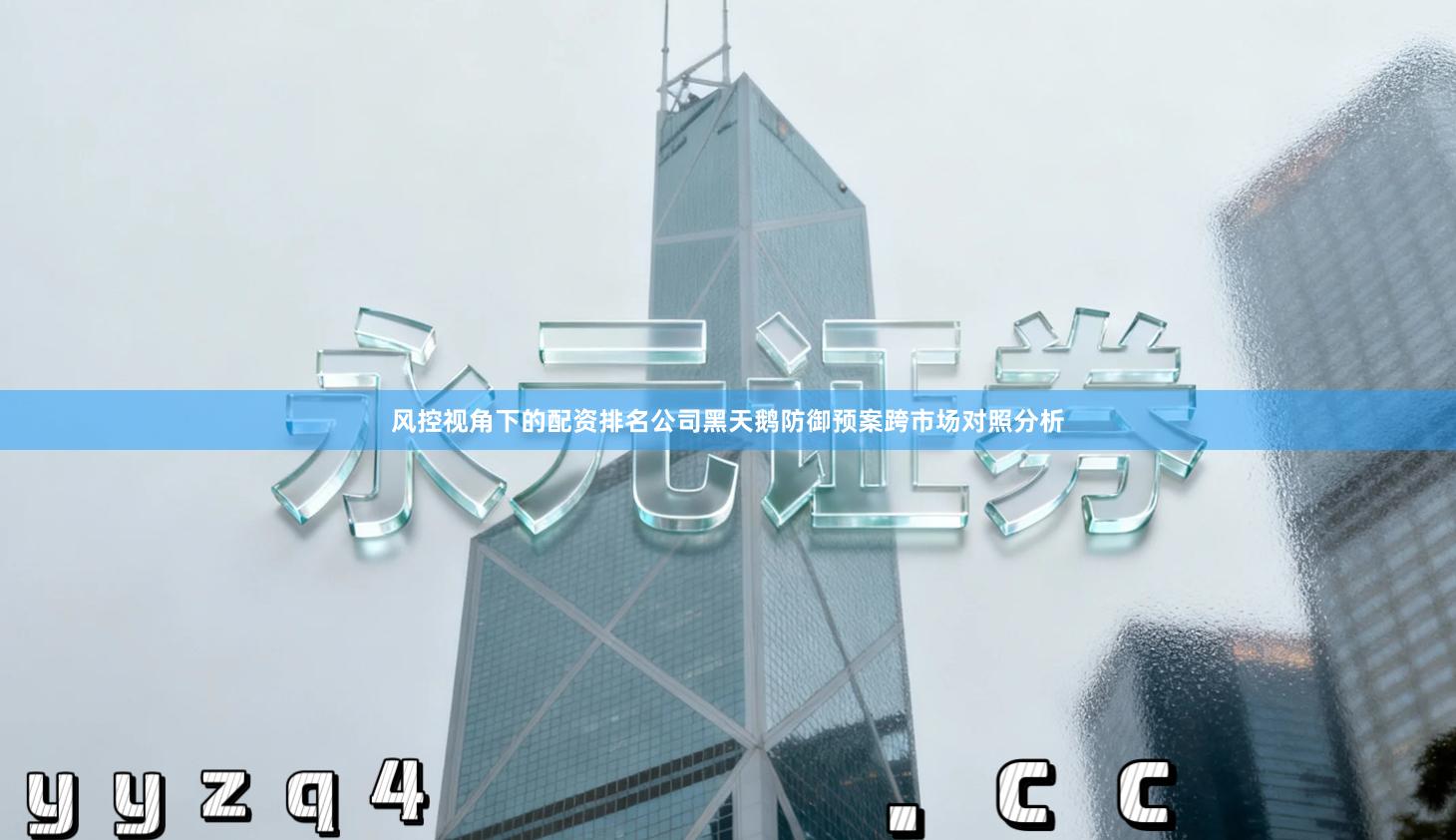 风控视角下的配资排名公司黑天鹅防御预案跨市场对照分析