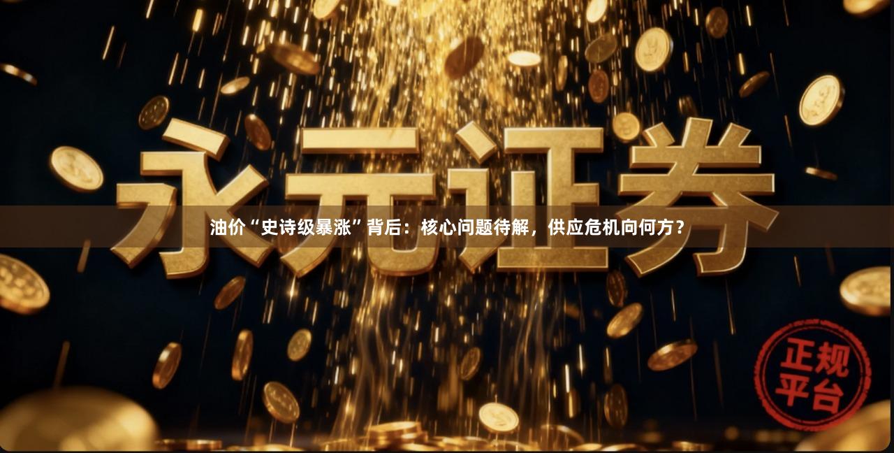 油价“史诗级暴涨”背后：核心问题待解，供应危机向何方？